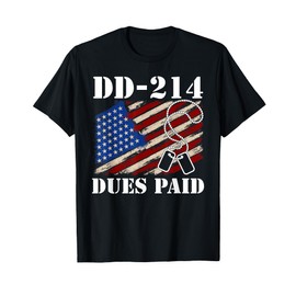 DD-214 Dues Paid Veteran T-Shirt