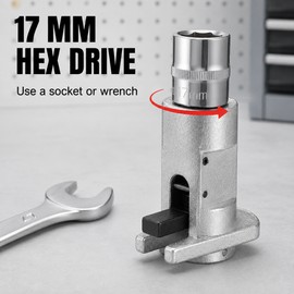 Suspension Strut Spreader Tool with 17mm Hex Drive, 5-11.5mm Range