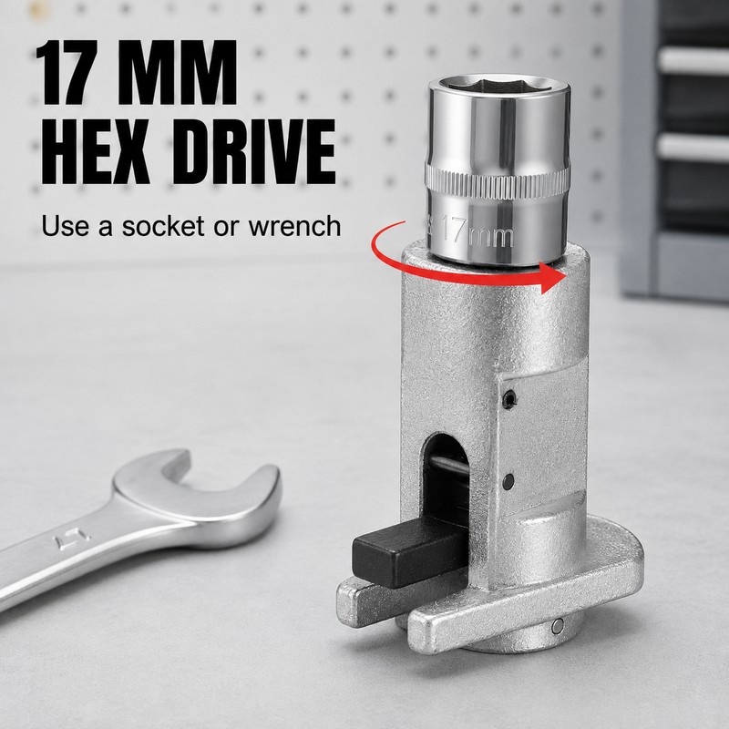 Suspension Strut Spreader Tool with 17mm Hex Drive, 5-11.5mm Range