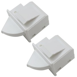Qblahip New 2 Pcs 216822900 Refrigerator Freezer Door Light Switch Replacement Compatible for Frigidaire/Kenmore Refrigerator, Replaces for 917057, AH427069, AP2113900 (Normally Closed)