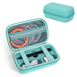 Funda de transporte rígida compatible con MYNT3D Super 3D, funda de almacenamiento para filamento y otros accesorios (verde)