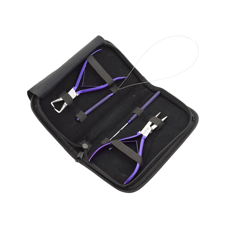 Beauty+ Hair Extensions Tools Kit, 2 Stainless Steel Pliers for