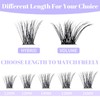 DIY Lash Clusters D Curl Fluffy Wispy Eyelash Extensions