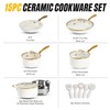 Gotham Steel 15 Pc Ceramic Cookware Set, Ceramic Pots and