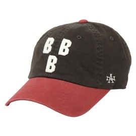 American Needle Birmingham Black Barons League Logo Hat, Black x Dark Red, Free size