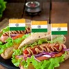 India Miniature Toothpick Flags Decorations Small Cupcake Toppers Cocktail Food