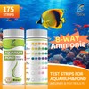 Yiffer 175-Count 8-Way Aquarium Test Strips with Ammonia