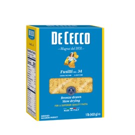 De Cecco Semolina Pasta, Fusilli No.34, 1 Pound