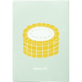 Elcomune Matoka DRMG590 Monthly Planner, Starts from April 2026, B6 Monthly Vegetable Corn