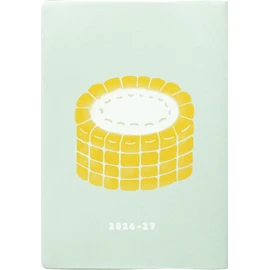 Elcomune Matoka DRMG590 Monthly Planner, Starts from April 2026, B6 Monthly Vegetable Corn