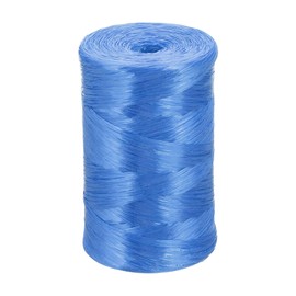 PATIKIL 420m/1378Ft Polyester Nylon Plastic Rope, Twine Household Bundles Ropes Roll for Gardening Packing Crafting DIY, Blue