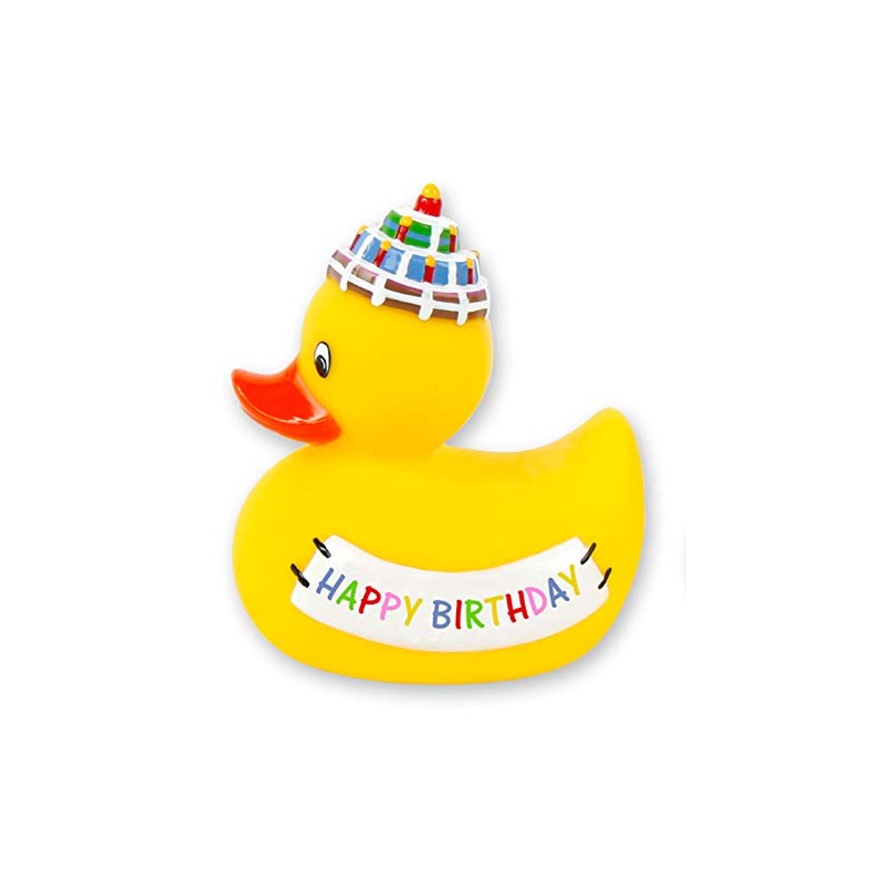 MIK funshopping Bath Duck Squeaky Duck Bath Toy (Duck Happy