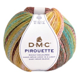 DMC PIROUETTE Medium Size Pilouette #695, Approx. 7.1 oz (200 g) Roll, Approx. 168.3 ft (500 m) DMC8131