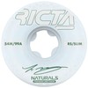 Ricta Skateboard Wheels 54mm McCoy Reflective Naturals Slim 99A White