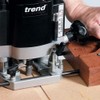 Trend Professional Straight Two Flute Router Cutter, 1/2 Inch Shank,