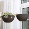 LA JOLIE MUSE Large Hanging Planters - 13 Inch Flower