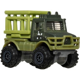 Matchbox Jurassic World Toy Cars, Trucks & Dinosaur, 5-Pack with 4 1:64 Scale Die-Cast Toy Vehicle & 1 Dinosaur from The Franchise (Styles May Vary)