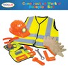 Dr. STEM Toys Construction Worker Roleplay Costume Set with Hat,