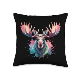 Moose Throw Pillow