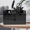 Charmewooden desk organizer with drawers countertop drawer organizer Tabletop Storage