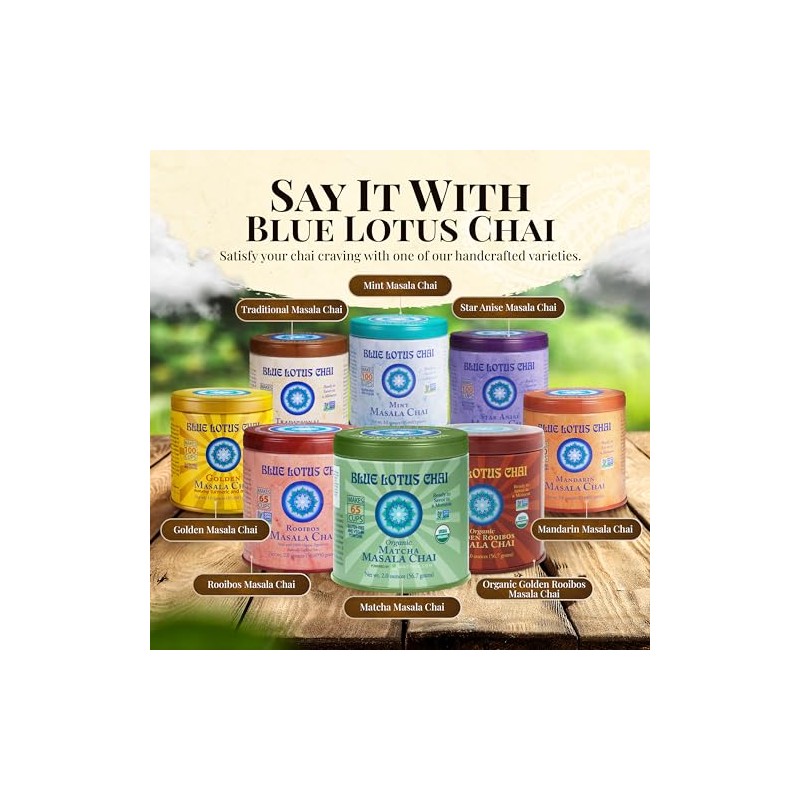 Organic Matcha Masala Chai Powder - Makes 65 Cups