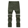 Men's Convertible Hiking Pants Zip Off Quick Dry Lightweight Safari