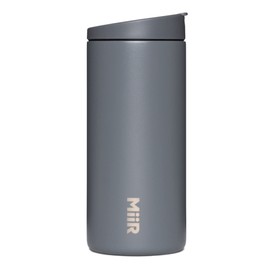 MiiR, Flip Traveler, Double-Wall Vacuum Insulated with Leakproof Lid, BPA-Free Stainless Steel Construction, Basal, 12 Fluid Ounces