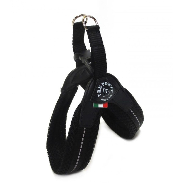 Tre Ponti - Fibbia, small dog mesh harness., 3 cm
