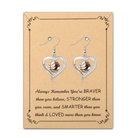 BNQL Basketball Earring Basketball Gifts for Lovers Players Team Sport Heart Earrings Jewelry Gifts Sport Lover Gift