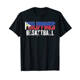 The Philippines Basketball Fans - Philippine Flag Slam Dunk T-Shirt