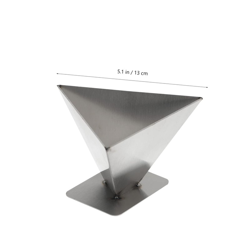 Alipis Efficient Rice Pudding Shaper Stainless Steel Triangle Mold Simplify