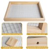 DECOHS 8 Frame Bee Hive Candy Board- Pine Wood Winter
