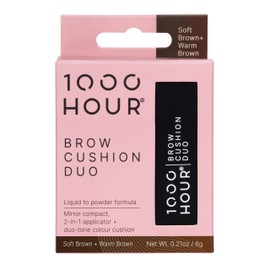 1000 Hour Brow Cushion Duo Eyebrow Color 6 g, Medium Brown