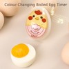 ANMEISH 2Pcs Egg Timer,Colour Changing Boiled Egg Timer, Reusable Egg