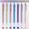 NTGRTY 7 Glitter Ballpoint Pens Bling Metal Pens for School