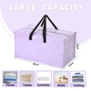 Clysee 4 Pcs 24 Gallon Large Moving Bags with Zipper