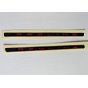Red Line NOS  BMX Bicycle Redline Flight Crank Stickers Decals Red on Black