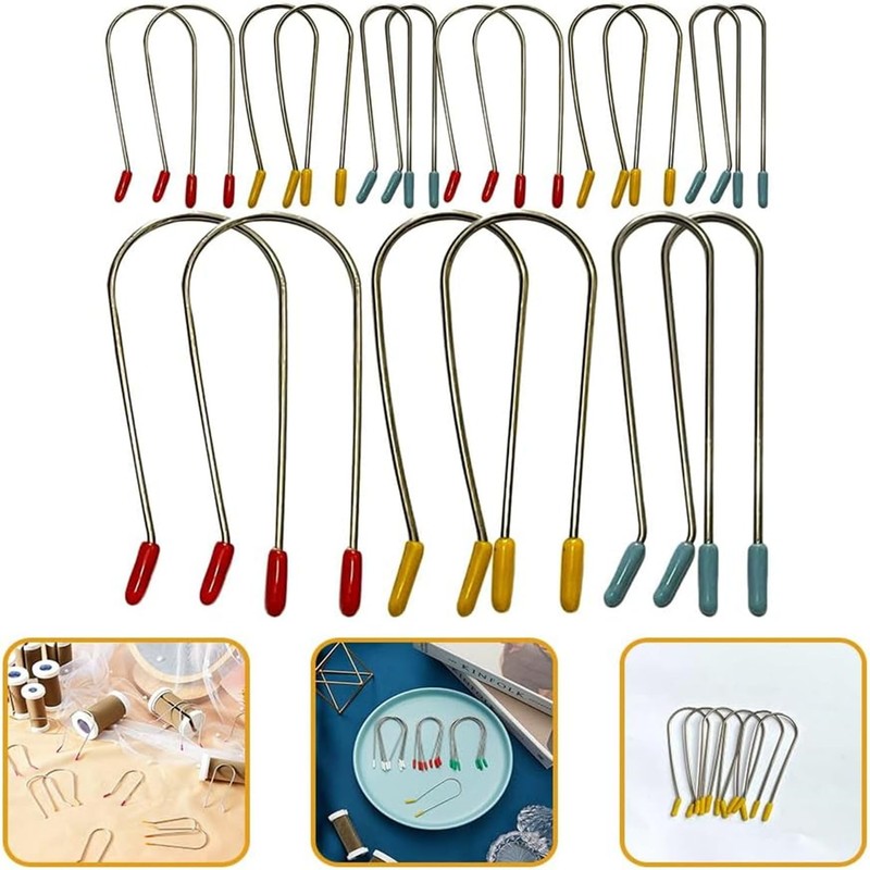 Mtxorvix 24Pcs Hot Curler Clips Replacement Hot Roller Clips Rollers