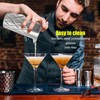 Stainless Steel Mixing Glass Double Wall Unbreakable Rust Protection Cocktail