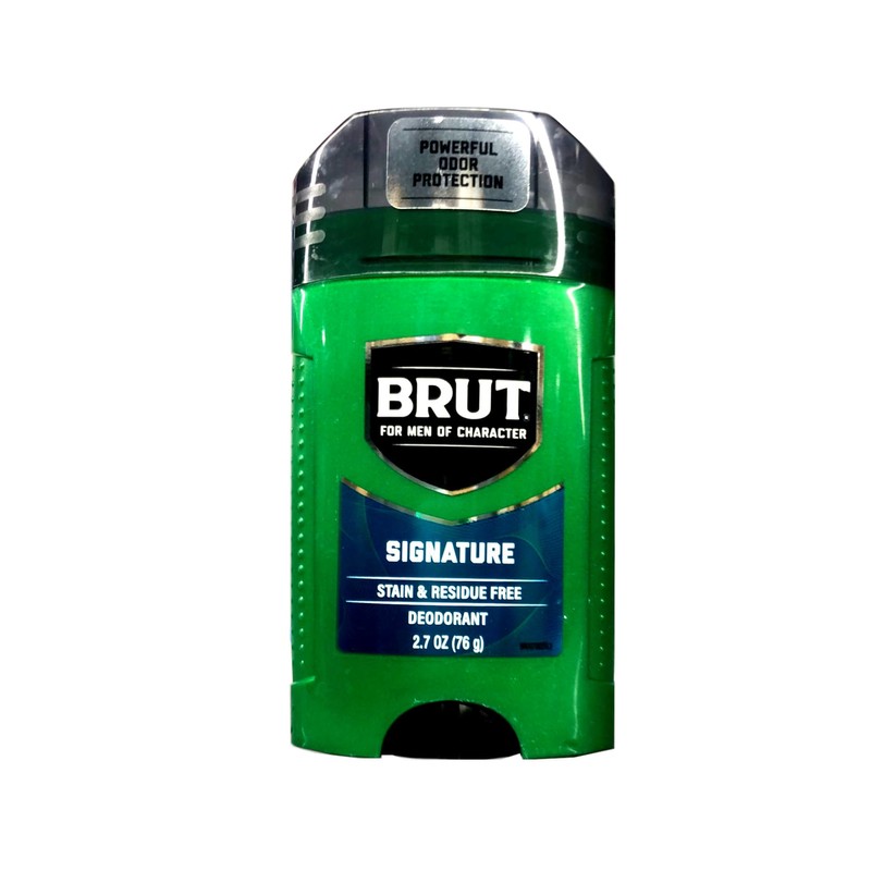 Brut Signature Deodorant – Stain & Residue Free, Powerful Odor