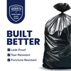 Plasticplace Contractor Trash Bags 55-60 Gallon, 3.0 Mil, Black Heavy