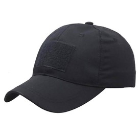Adjustable Baseball Cap Sport Hat Sunhat Tactical Hat Army Military Cap Cotton Black