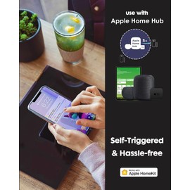 VOCOlinc Door Alarm Magnetic Window Locks Contact Sensor Wireless Smart Doorbell Chime No Hub Required ONLY Works with Apple HomeKit Home Security Bluetooth Low Energy Remote Access