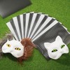 6 Sheets PVC Fursuit Eyes Mesh for Mask Making, 11.81x7.87in