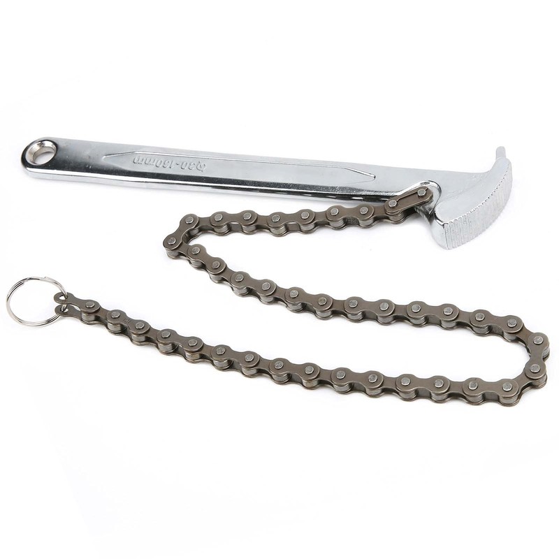Chain Pipe Pliers, Durable HRC60 Chain Wrench with High Hardness