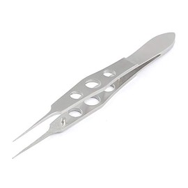 G.S CASTROVIEJO Tying Forceps 3.5" 0.5 MM 1X2 Teeth with 5MM Platform Best Quality