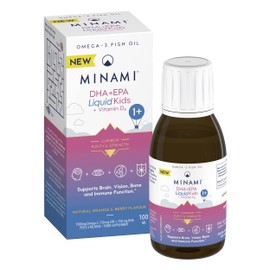 MINAMI DHA+EPA Liquid Kids + Vitamin D3 - 100ml