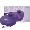 Kundal Scalp Massage Shampoo Brush, Purple, 2 Pieces / 쿤달 스칼프 마사지 샴푸 브러쉬, 보라색, 2개