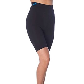 Anti cellulite slimming short pants + silver - Black size XS