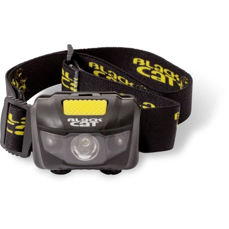 Black Cat Battle Cat Headlamp, Black/Yellow